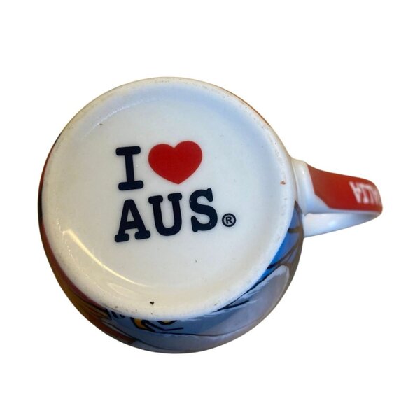 Australian Wildlife Ceramic Mug With Colorful Design & I Love AUS Text - Picture 4 of 5